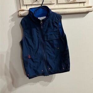 Columbia Blue wind resistant lined fishing vest
